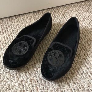 Tory Burch velvet slippers / ballet flats